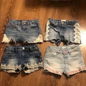 Little Girls Jean Shorts